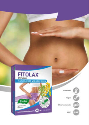 FITOLAX® (Фитолакс). Glutenfrei, vegan, ohne Gentechnik, GMP.