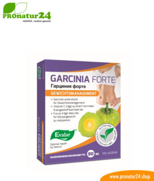 GARCINIA FORTE VON EVALAR (Гарциния форте). Glutenfrei, vegan, ohne Gentechnik, GMP.