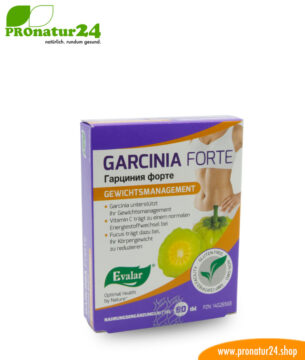 GARCINIA FORTE VON EVALAR (Гарциния форте). Glutenfrei, vegan, ohne Gentechnik, GMP.