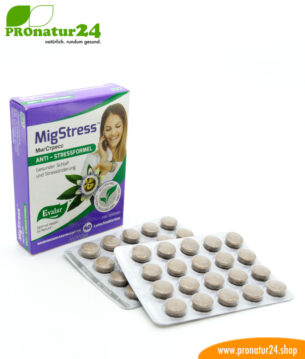 MIGSTRESS™ (МигCтресс). Glutenfrei, vegan, ohne Gentechnik, GMP.