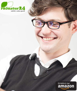 PROSPEK Blaulichtfilter Brille mit Blendschutz. Professionelle hochwertige PC Brille fürs Arbeiten und Spielen am Computer. Schützt vor schädlichem blauhaltigen Licht!