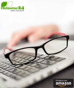 PROSPEK Blaulichtfilter Brille mit Blendschutz. Professionelle hochwertige PC Brille fürs Arbeiten und Spielen am Computer. Schützt vor schädlichem blauhaltigen Licht!