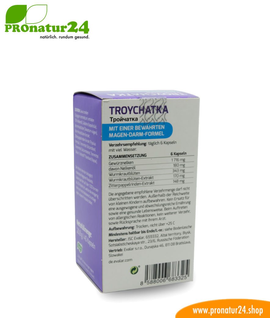 TROYCHATKA (Тройчатка). Glutenfrei, ohne Gentechnik, GMP.