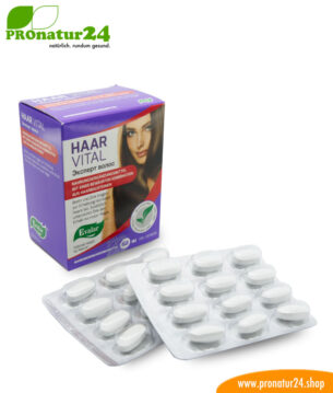 HAAR VITAL VON EVALAR (Эксперт волос). Glutenfrei, vegan, ohne Gentechnik, GMP.