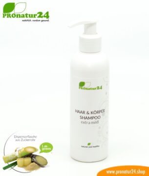 SHAMPOO extra mild. Haar & Körper Shampoo für die empfindliche Haut. Perfekt geeignet für Babys. Duschen neu definiert inkl. nachhaltiger Verpackung.