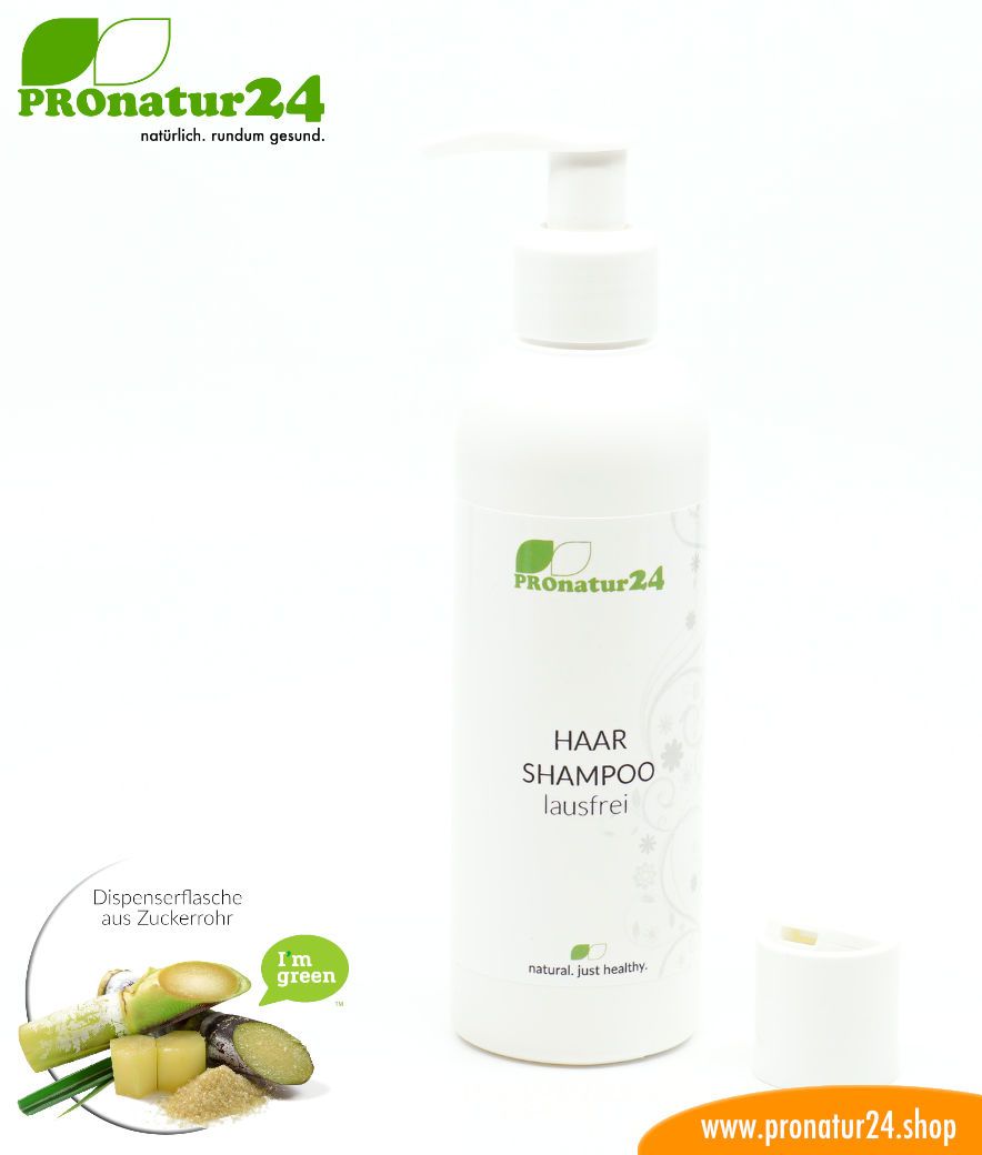 SHAMPOO lausfrei. Haar & Körper Shampoo zur Vorbeugung gegen Läuse, Nissen und Insekten. Auch wirksam gegen Zecken!