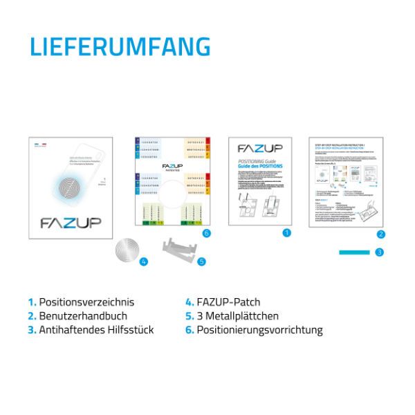 Lieferumfang vom FAZUP Patch
