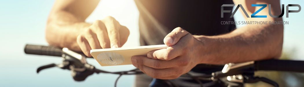 Lifestyle im Sport mit FAZUP Patch zur Reduktion der Mobilfunkstrahlung