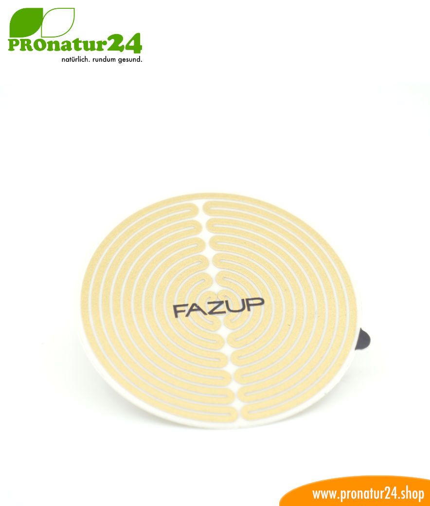 FAZUP gold. Passive Antenne zur Reduktion vor Mobilfunkstrahlung! Innovativer Schutz vor Elektrosmog von iPhone, Samung, Huawei. Aufzukleben wie Chip zu Harmonisierung.