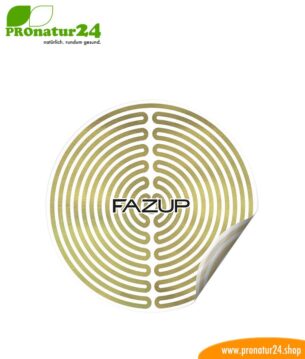 FAZUP gold. Passive Antenne zur Reduktion vor Mobilfunkstrahlung! Innovativer Schutz vor Elektrosmog von iPhone, Samung, Huawei. Aufzukleben wie Chip zu Harmonisierung.
