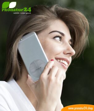 FAZUP silver. Passive Antenne zur Reduktion vor Mobilfunkstrahlung! Innovativer Schutz vor Elektrosmog von iPhone, Samung, Huawei. Aufzukleben wie ein Chip zu Harmonisierung.