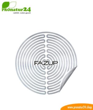 FAZUP silver. Passive Antenne zur Reduktion vor Mobilfunkstrahlung! Innovativer Schutz vor Elektrosmog von iPhone, Samung, Huawei. Aufzukleben wie ein Chip zu Harmonisierung.