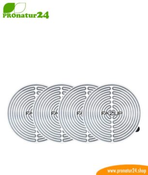 FAZUP Familie silver. Passive Antenne zur Reduktion vor Mobilfunkstrahlung! Innovativer Schutz vor Elektrosmog von iPhone, Samung, Huawei. Aufzukleben wie ein Chip zu Harmonisierung.