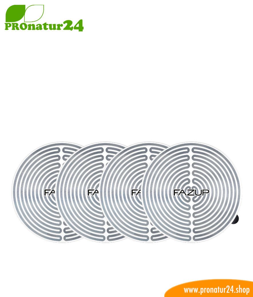 FAZUP Familie silver. Passive Antenne zur Reduktion vor Mobilfunkstrahlung! Innovativer Schutz vor Elektrosmog von iPhone, Samung, Huawei. Aufzukleben wie ein Chip zu Harmonisierung.