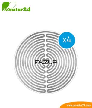 FAZUP Familie silver. Passive Antenne zur Reduktion vor Mobilfunkstrahlung! Innovativer Schutz vor Elektrosmog von iPhone, Samung, Huawei. Aufzukleben wie ein Chip zu Harmonisierung.