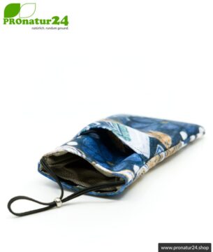 Handytasche eWall im Unikat Design Felix blau, XL