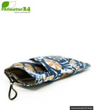 Handytasche eWall im Unikat Design Felix blau, XXL