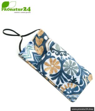 Handytasche eWall im Unikat Design Felix blau, XXL