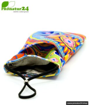 Handytasche eWall im Unikat Design REGENBOGEN.blume XL