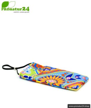 Handytasche eWall im Unikat Design REGENBOGEN.blume XL