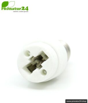 Universaler Adapter G9 Sockel auf E14 Fassung