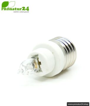 Halogen G9 Adapter auf E27 Sockel