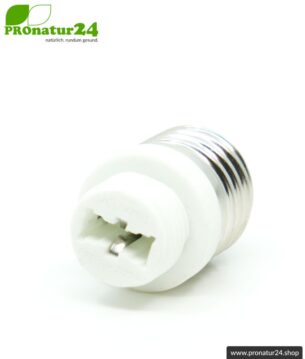 Halogen G9 Adapter auf E27 Sockel