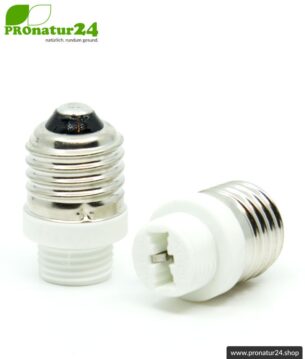 Halogen G9 Adapter auf E27 Sockel
