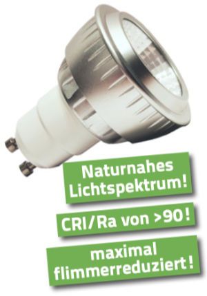 LED Leuchtmittel Spot Pure-Z-Retro BIO LICHT, klar, GU10, 5 Watt, 380 Lumen, warmweiß (2700 K). Entspricht 40 Watt Lichtleistung. LED Leuchtmittel Spot Pure-Z-Retro BIO LICHT, klar, GU10, 5 Watt, 380 Lumen, warmweiß (2700 K). Entspricht 40 Watt Lichtleistung.