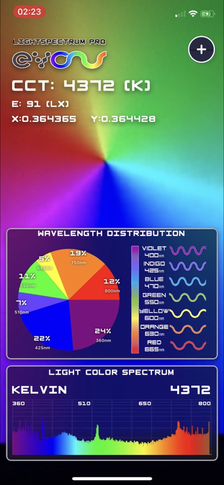 Lightspectrum Pro EVO für iOS
