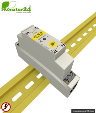 biologa Netzfreischalter NA 16-2P Standard mit zweipoliger Abschaltung. Inklusive Grundlastelement und LED Kontrollleuchte.