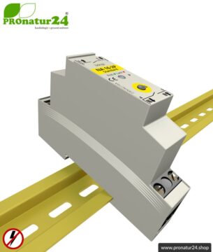 biologa Netzfreischalter NA 16-2P Standard mit zweipoliger Abschaltung. Inklusive Grundlastelement und LED Kontrollleuchte.