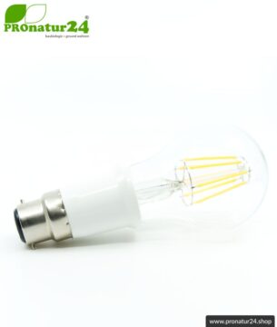 Universaler Adapter E27 Sockel (Schraubengewinde) auf B22 Fassung