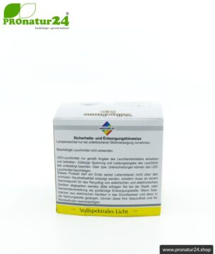 6 Watt LED Vollspektrum Spot. Natur-nah flimmerfreies Licht. Hell wie 35 Watt! 5200 Kelvin. 450 Lumen. GU5.3 (MR16) Sockel.