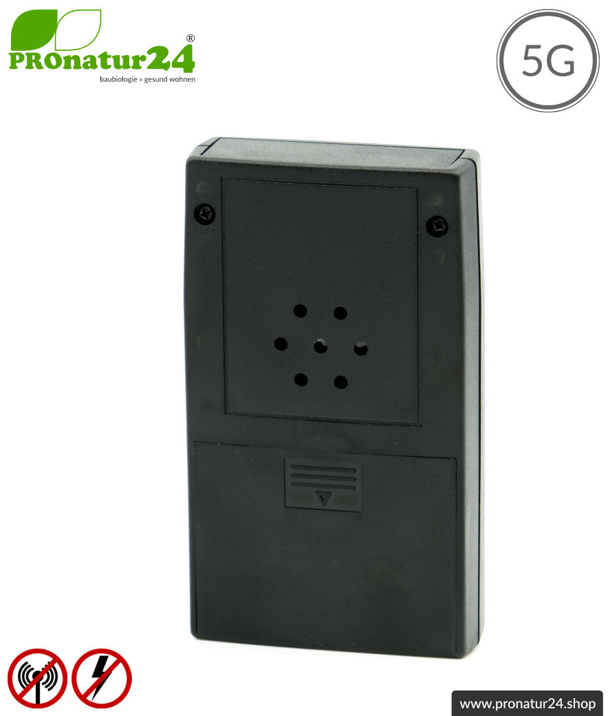 ACOUSTICOM 2 Electrosmog Detector | Breitband Messgerät für Elektrosmog HF | Erkennung von EMF Funkstrahlung bis 8 GHz. Inklusive 5G!