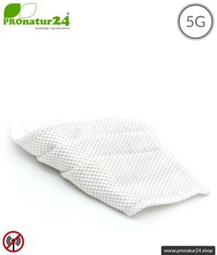 ANTIWAVE Schutz Maske für Mund und Nase | aus Abschirmstoff mit antibakterieller Wirkung | 3x Maximum in Hygiene, Wirkung und Tragekomfort!
