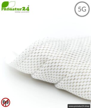 ANTIWAVE Schutz Maske für Mund und Nase | aus Abschirmstoff mit antibakterieller Wirkung | 3x Maximum in Hygiene, Wirkung und Tragekomfort!