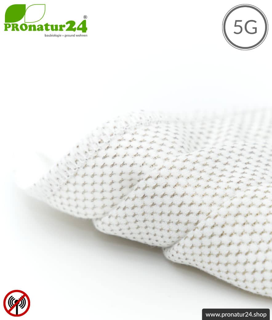 ANTIWAVE Schutz Maske für Mund und Nase | aus Abschirmstoff mit antibakterieller Wirkung | 3x Maximum in Hygiene, Wirkung und Tragekomfort!