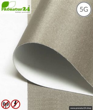 Abschirmgewebe HNS80, selbstklebend | HF Schirmdämpfung bis 80 dB | 90 cm Breite. Erdung notwendig. Wirkungsvoll gegen 5G!