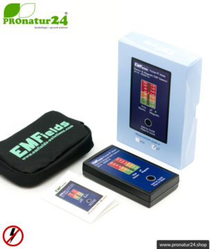 POCKET PF5 METER | Niederfrequenz Messgerät für Elektrosmog NF | Erkennung von elektrischen Wechselfeldern und magnetischen Feldern. 15-50.000 Hz. Potenialfreie Messung.