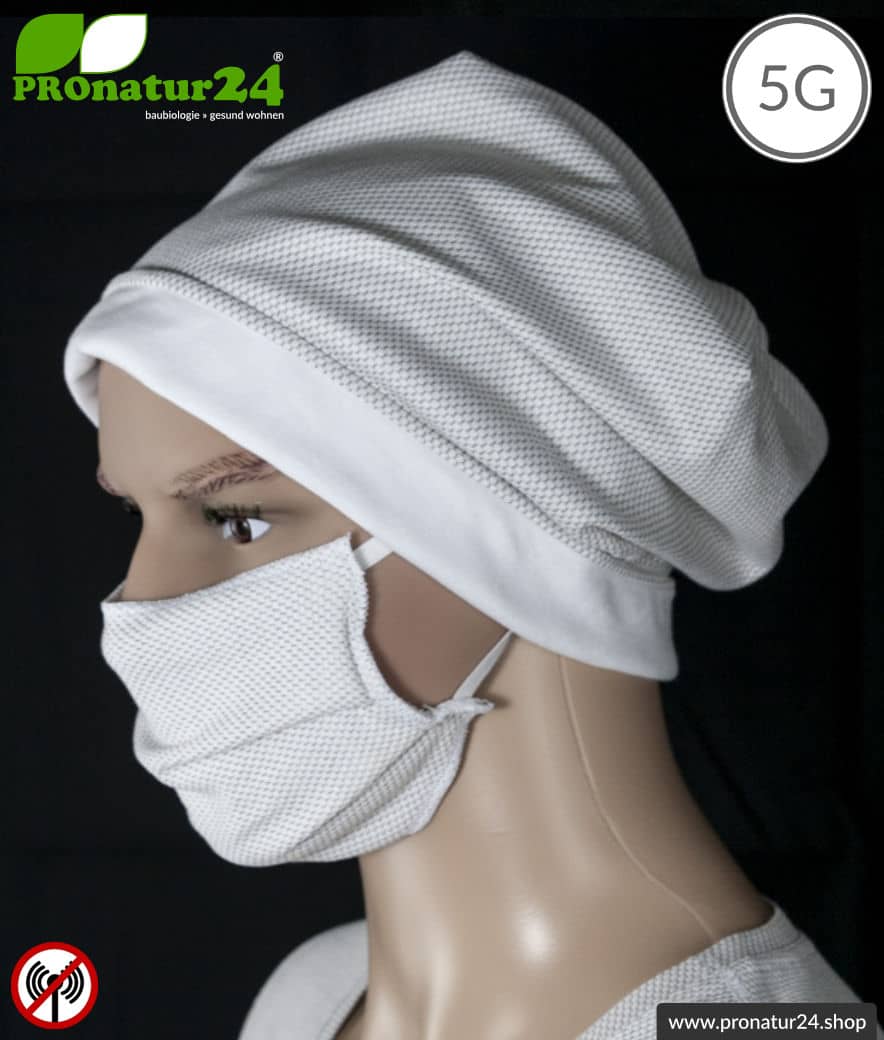 ANTIWAVE abschirmende Mütze Beany | Schutz vor Elektrosmog HF mit Wirkungsgrad >99,9 % (Handy, WLAN, LTE) | 5G ready!