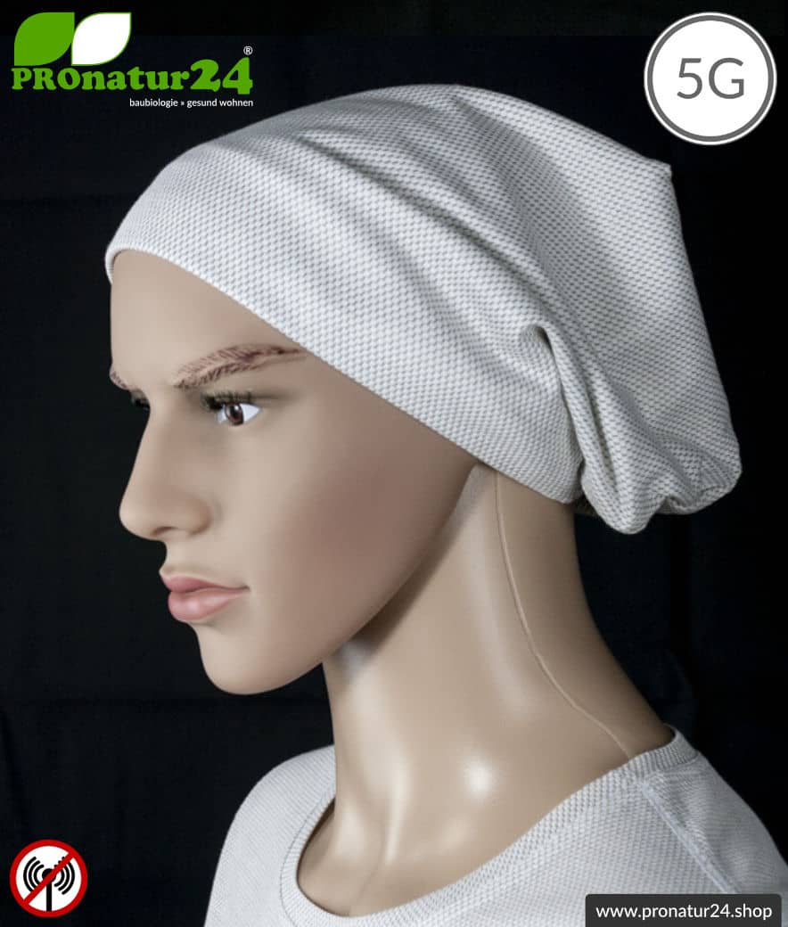 ANTIWAVE abschirmende Mütze Beany | Schutz vor Elektrosmog HF mit Wirkungsgrad >99,9 % (Handy, WLAN, LTE) | 5G ready!