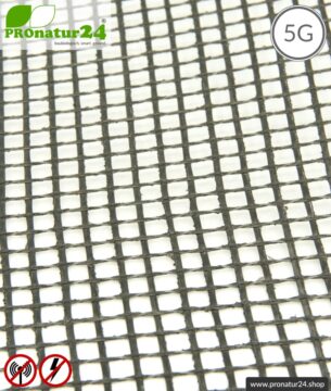 Armierungsgewebe ARM40 | Schirmdämpfung gegen Elektrosmog HF bis zu 33 dB | Unter Putz und zur Verlegung. 90 cm Breite. Erdung notwendig. 5G ready!