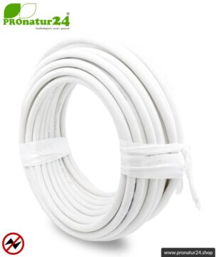 (N)HXMH(St)-J | geschirmtes Elektrokabel Mantelleitung | Halogenfrei | Weichmacherfrei | Verlegekabel zur Vermeidung elektrischer Felder NF | 25 Meter + 100 Meter.